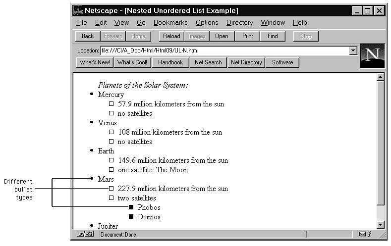 chapter 9 displaying text